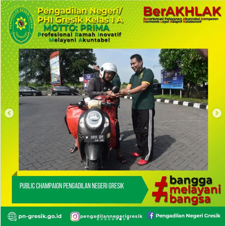 PUBLIC CAMPAIGN PENGADILAN NEGERI/HUBUNGAN INDUSTRIAL GRESIK KELAS IA 